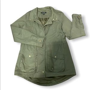 U2B Olive Green Utility Jacket